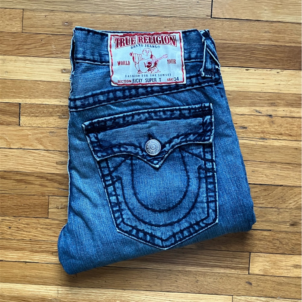 TRUE RELIGION men’s denim jeans sz 33